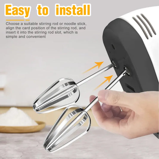 7-Speed Electric Hand Mixer – Multifunction Kitchen Egg Beater & Dough Mixer